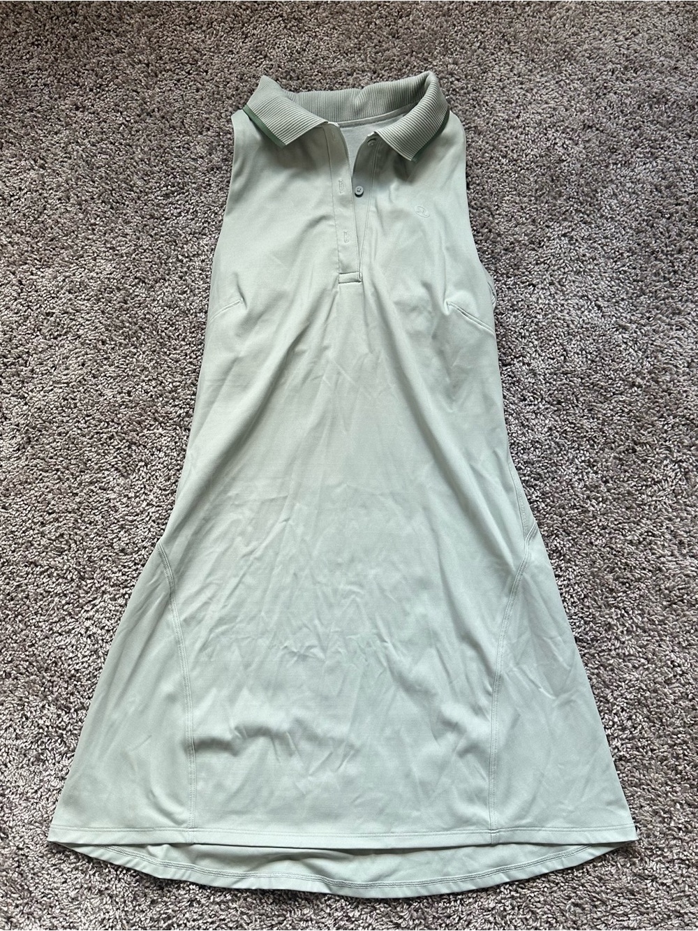 lululemon athletica Sleeveless Polo Dress in Pale Mint
